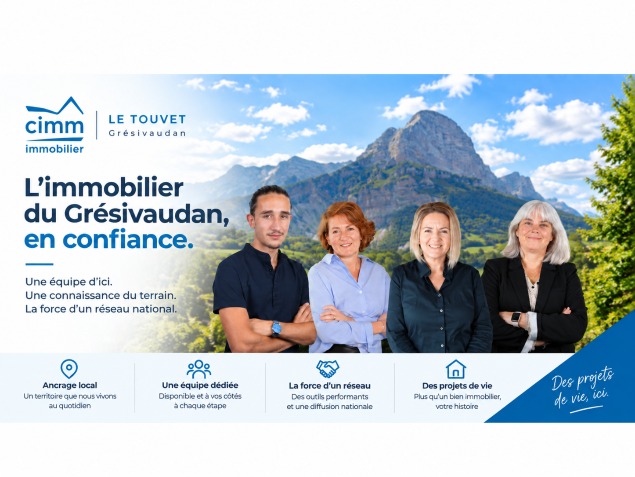 Illustration de CIMM IMMOBILIER LE TOUVET
